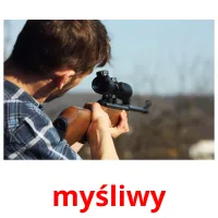 myśliwy cartões com imagens