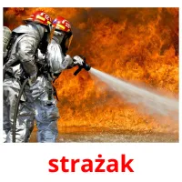 strażak cartões com imagens