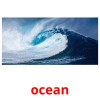 ocean Bildkarteikarten