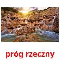 próg rzeczny flashcards illustrate