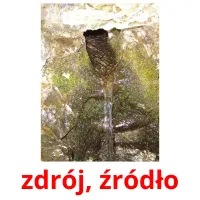 zdrój, źródło flashcards illustrate