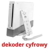 dekoder cyfrowy picture flashcards