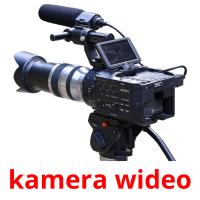 kamera wideo Tarjetas didacticas