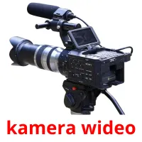 kamera wideo picture flashcards