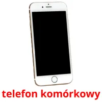 telefon komórkowy picture flashcards