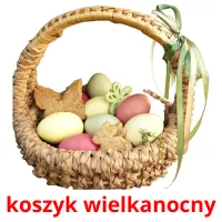 koszyk wielkanocny Bildkarteikarten