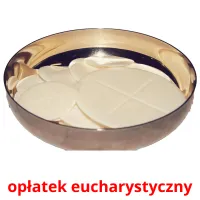 opłatek eucharystyczny Bildkarteikarten