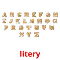 litery picture flashcards