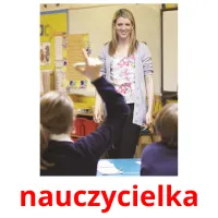 nauczycielka picture flashcards