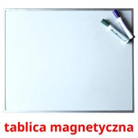 tablica magnetyczna picture flashcards