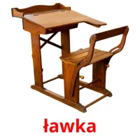 ławka picture flashcards