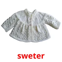 sweter picture flashcards