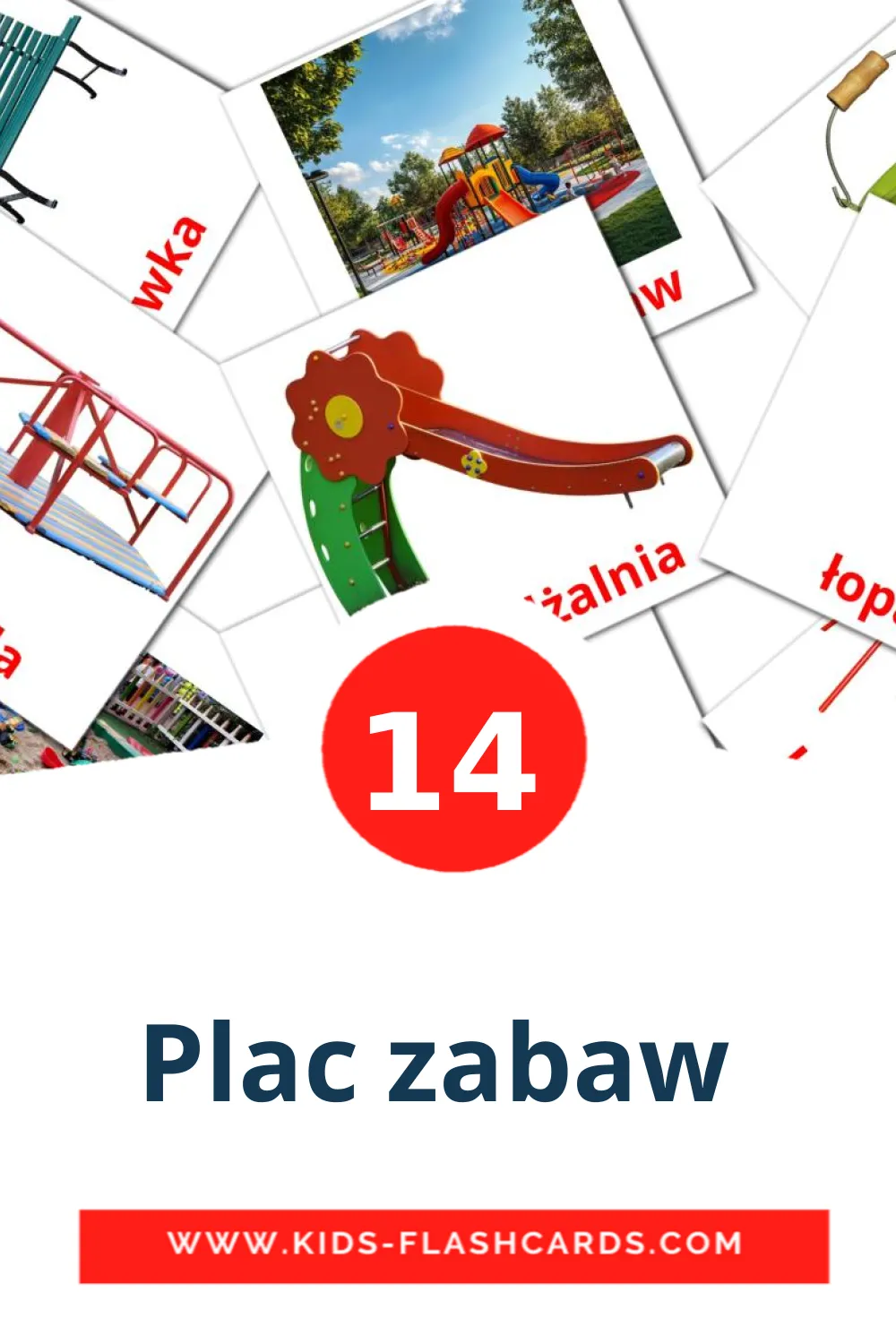 14 Plac zabaw  Picture Cards for Kindergarden in polish