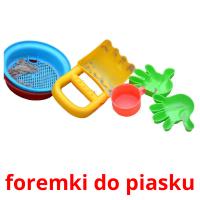foremki do piasku picture flashcards