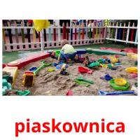 piaskownica picture flashcards