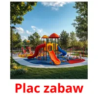 Plac zabaw picture flashcards