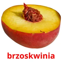 brzoskwinia cartões com imagens