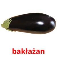 bakłażan picture flashcards