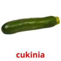 cukinia picture flashcards