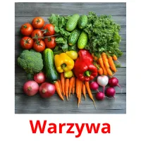 Warzywa picture flashcards