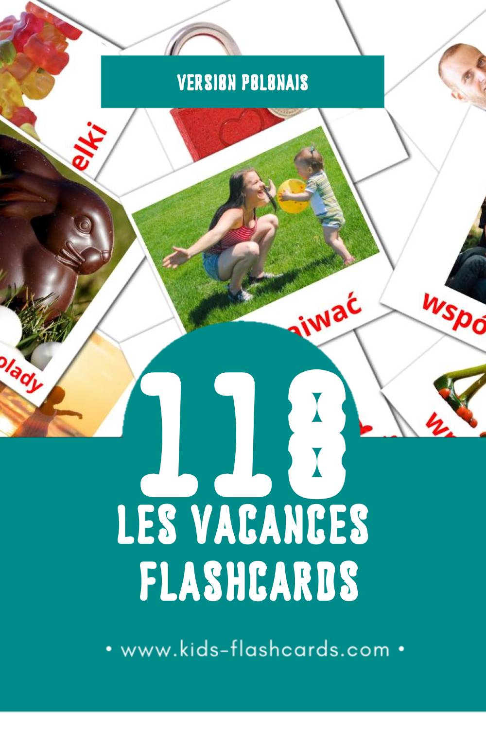 Flashcards Visual Święta pour les tout-petits (118 cartes en Polonais)