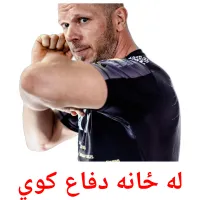 له ځانه دفاع کوي cartes de vocabulaire