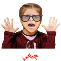 چیغې cartes de vocabulaire