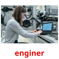 enginer picture flashcards