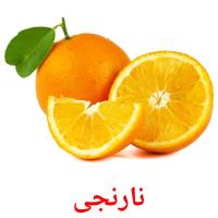نارنجی cartões com imagens