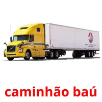 caminhão baú cartões com imagens