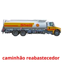 caminhão reabastecedor cartões com imagens