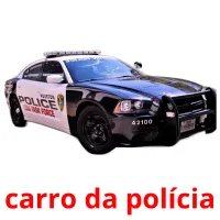 carro da polícia cartões com imagens