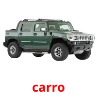 carro cartões com imagens