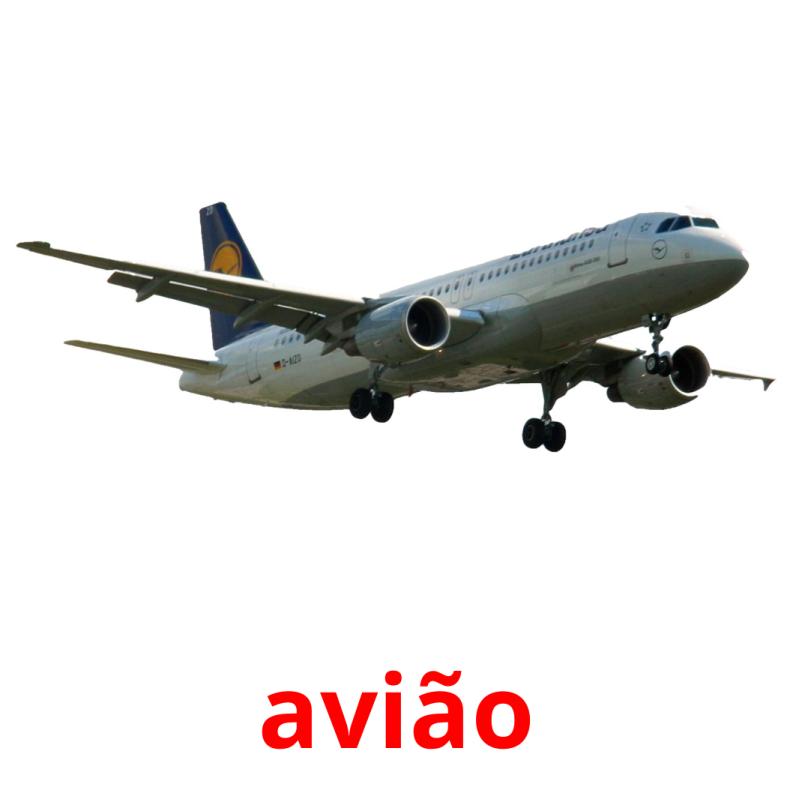 avião picture flashcards