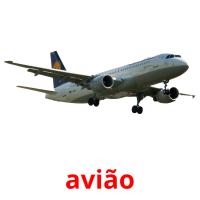 avião flashcards illustrate