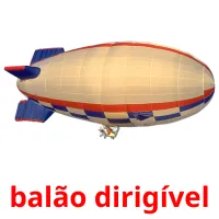 balão dirigível cartões com imagens