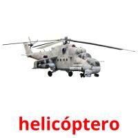 helicóptero Tarjetas didacticas