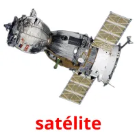 satélite cartões com imagens