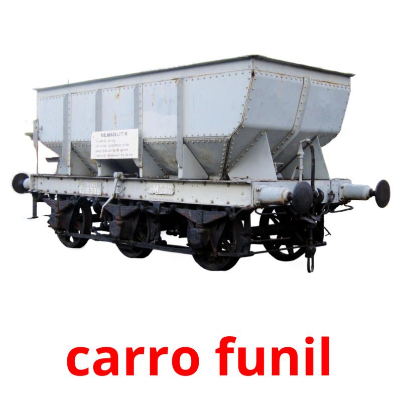 carro funil picture flashcards