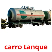 carro tanque cartões com imagens