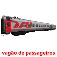 vagão de passageiros picture flashcards