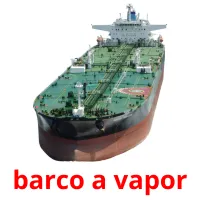 barco a vapor cartões com imagens