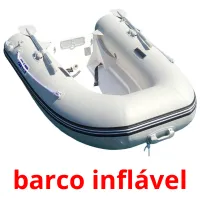 barco inflável cartões com imagens