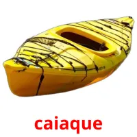 caiaque cartões com imagens