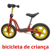 bicicleta de criança cartões com imagens