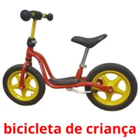 bicicleta de criança picture flashcards