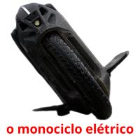 o monociclo elétrico flashcards illustrate