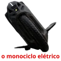 o monociclo elétrico picture flashcards