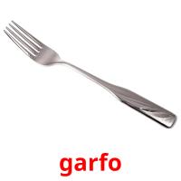 garfo picture flashcards