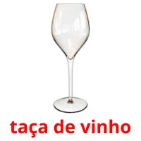 taça de vinho Bildkarteikarten
